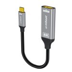 mbeat® Tough Link 8K USB-C to HDMI Adapter - Space Grey Up to 48Gbps (HDMI 2.1) Up to 8K (7680 x 4320) @60Hz