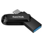 SanDisk 128GB Ultra Dual Drive Go 2-in-1 USB-C & USB-A Flash Drive Memory Stick 150MB/s USB3.1 Type-C Swivel for Android Smartphones Tablets Macs PCs