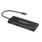 Simplecom CHT814 14-in-1 USB-C 4K Triple Display MST Docking Station with Dual HDMI DP