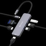 VERBATIM CMH-08 USB-C MULTIPORT HUB: 2 X