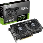 ASUS Nvidia Geforce Dual Rtx™ 4060 Ti Evo 8gb Gddr6, 4352 Cuda, 2595mhz, 128-bit, 7680×4320, Pcie 4.0 (DUAL-RTX4060TI-8G-EVO)