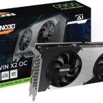 INNO3D nVidia GeForce RTX 5060 TWIN X2 OC 8GB GDDR7, 2527MHz Boost Clock, RAM 28Gbps, 3xDP, 1xHDMI 250x116x41mm