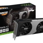 INNO3D nVidia GeForce RTX 5060 Ti TWIN X2 8GB GDDR7, 2572MHz Boost Clock, RAM 28Gbps, 3xDP, 1xHDMI, 250x116x41mm