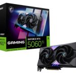 MSI nVidia GeForce RTX™ 5060 Ti 8G GAMING OC , PCI Express® Gen 5 x16, Boost: 2647 MHz, CUDA 4608 Units, 8GB GDDR7, HDMI™ x 1