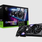 MSI nVidia GeForce RTX™ 5070 12G GAMING TRIO OC, PCI Express® Gen 5, Boost: 2610 MHz, CUDA 6144 Units, 12GB GDDR7, HDMI™ x 1
