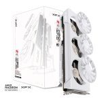 XFX Mercury AMD Radeon RX 9070XT OC White Magnetic Air Edition with RGB 16GB GDDR6 HDMI 3xDP, AMD RDNA™ 4 (RX-97TMARGW9)