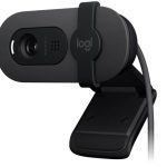 Logitech Brio 100 Full Hd 1080p Webcam With Auto-light Balance, Integrated Privacy Shutter, And Built-in Mic (960-001587)