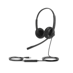 Yealink Uh34 Dual Uc Usb Headset, Lightweight, All Day Wearing Comfort, Ear Wideband Noise Cancelling Microphone, Leather Ear Cushions, Usb-a (UH34-D-UC)