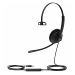 Yealink Uh34 Lite Mono Uc Usb Headset, Lightweight, All Day Wearing Comfort, Ear Wideband Noise Cancelling Microphone, Foamy Ear Cushions, Usb-a (UH34-L-M-UC)