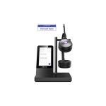 Yealink Wh66 Dual Teams Dect Wireless Headset, Uc Workstation, Hd Voice, 2-mic Noise Cancellation&330° Adjustable, Leather Ear Cushions, Teams, Zoom (WH66-D-MS)