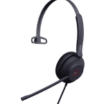 Yealink Uh37 Microsoft Teams Certified Usb Wired Headset, Mono, Usb-c/a, Dual Noise-cancelling, Busylight, Leather Ear Cushion, Hd Audio (UH37-M-MS-C/A)