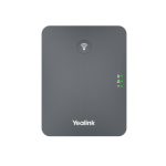 Yealink Wireless Dect Ip Base Station For Small And Medium-sized Businesses, Pairing With Up To 10 W73h/w57r/w59r, Up To 20 Simultaneous Calls (W70B)