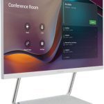 Yealink Deskvision Microsoft Teams Display For Personal Collaboration, 24’touch Screen, 4k Camera, Built-in Audio, Wireless Charging (A24)