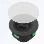 Yealink Network Ceiling Loudspeaker, Low-profile 2-way Coaxial Ceiling Loudspeaker, Microsoft Teams Certified, High-quality Audio With An Elegant (CS10)