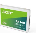 ACER SA100-960GB 2.5″ SATA lll SSD Writing Speed 493 MB/s Reading Speed 560 MB/s BL.9BWWA.104 - 3 Year Warranty