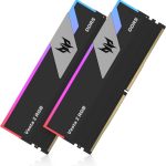PREDATOR VESTAII 32GB 16GBx2 Black RGB DDR5 Memory 6000Mhz 1R*8 CL34