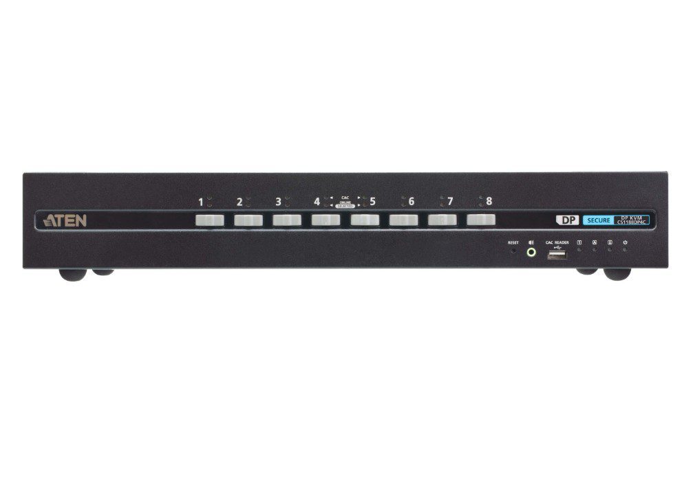 Aten 8-Port USB DisplayPort Secure KVM Switch with CAC, Compliant with PSD PP v4.0 (Protection Profile for Peripheral Sharing Device, Version 4.0) - Image 3