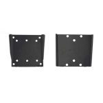Brateck 2 Piece LCD Wall Mount VESA  50mm/75mm/100mm 13' -27'up to 30 Kg, Fine Texture Black, 15x140x120mm