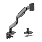 Brateck Single Heavy-Duty Gaming Monitor Arm Fit Most 17'-49' Monitor Up to 20KG, Fit Curved Monitor, VESA 75x75,100x100 (LS)