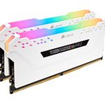 Corsair Vengeance RGB PRO 16GB (2x8GB) DDR4 3000MHz C15 Desktop Gaming Memory White