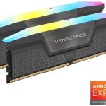 Corsair Vengeance RGB DDR5 16GB (2 x 8GB) DDR5 5200 CL40-40-40-77 1.25V Intel XMP & AMD EXPO - GREY, 288-pin DIMM, RGB, iCUE