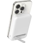 Belkin BoostCharge Pro 10k mAh Magnetic Power Bank With Qi2 + USB-C Cable (1M) - White(BPD008btWH), 15W,2xUSB-C,Overcharge Protection,2 Years Warranty