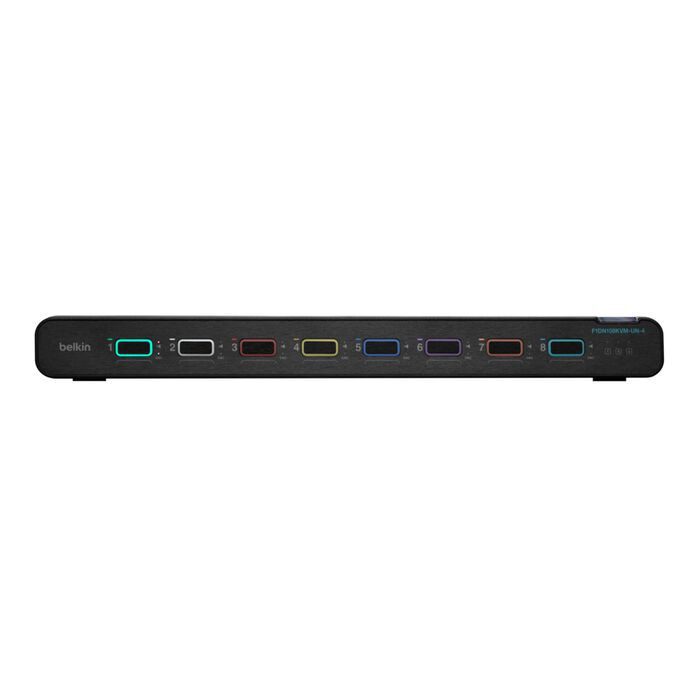 Belkin Cybersecurity and Secure KVM Universal 2nd Gen Secure KVM Switch, 8-Port Single Head w/ CAC - Black (F1DN108KVM-UN-4),12V,2.5A,2 Years Warranty - Image 2
