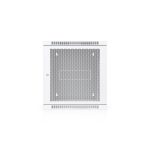 Ubiquiti 12U Rack Cabinet,Fully Assembled Wall-Mount Rack,Built-In Fans,Removable Panels, Easy Equipment Access,Space-Efficient Small-Scale Deployment