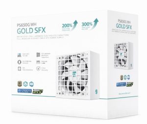 Buy DeepCool Ps650g Wh 650w Gamer Storm Sfx Full Japanese Electrolytic Capacitors Cybenetics Platinum Pplp Gold Fluid Dynamic Bearing (R-PS650G-FE0W-JGAU) in Australia - TECHOM Shop