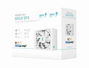 Buy DeepCool Ps850g Wh 850w Gamer Storm Sfx Full Japanese Electrolytic Capacitors Cybenetics Platinum Pplp Gold Fluid Dynamic Bearing (R-PS850G-FE0W-JGAU) in Australia - TECHOM Shop