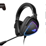 ASUS ROG DELTA S Lightweight USB-C Gaming Headset with AI noise-canceling mic, MQA rendering technology, RGB lighting, PC, Switch & PS5