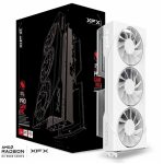 XFX Swift AMD Radeon RX 9060XT OC White Triple Fan Gaming Edition with 16GB GDDR6 HDMI 2xDP, AMD RDNA™ 4 (RX-96TS316W7)