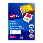 Avery Av Lsrlb Pnk L7163fp 14up Pk25 (35957)