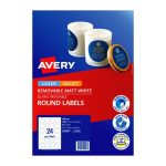 Avery Av Lbl Rd L7129 40mm 24up Pk8 (910007)
