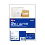 Avery Av Gen Lbl L7164gu 12up Pk100 (938208)