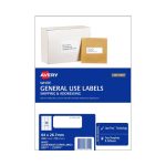 Avery Av Gen Lbl L7158gu 30up Pk100 (938211)