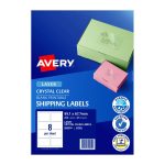 Avery Av Lsr Lbl Clr L7565 8up Pk25 (959052)