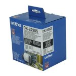 Brother White Continuous Paper Roll 62mmx30.48m (DK-22205)
