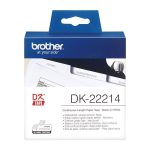 Brother White Paper Roll 12mm X 30.48. . For Use With Ql-500, Ql-550, Ql-650td And Ql-1050 Printers (DK-22214)