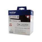 Brother Consumer Paper Roll – Paper Roll 62mm X 15.24m (with Black/red Print) (DK-22251)