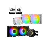 MSI Ite Liquid Cpu Cooler, Lga 1150/1151/1155/1156/1200/1700/am5/am4 3y Warranty (MAG CORELIQUID E240 WH)