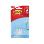 CMD Hook 17091CLR Med Pk2 Bx6