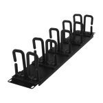 19IN 2U FLEXIBLE RING CABLE MANAGER