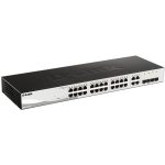 D-Link 24-port 10/100/1000mbps + 4-port Sfp. (DGS-1210-28)