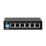 250M 6-Port Unmanaged Gigabit Switch wit