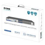 D-Link 26-port Gigabit Websmart Poe+ Switch (DGS-F1210-26MPS-E)