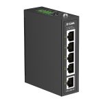 5-PORT IND. SWITCH 10/100 DIN