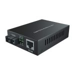 BASESX MEDIA CONVERTER W/ SC FIBRE CON