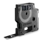 Dymo D1 Dur Wht On Black 12mm X 3m (1978365)