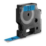 Dymo D1 Black On Blue 12mmx7m Tape (S0720560)